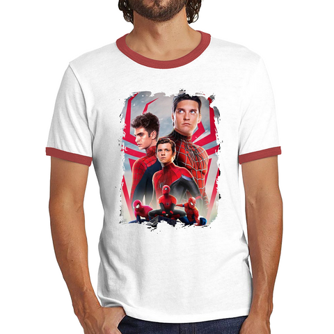 Marvel Spider-Man No Way Home Movie Ringer T Shirt