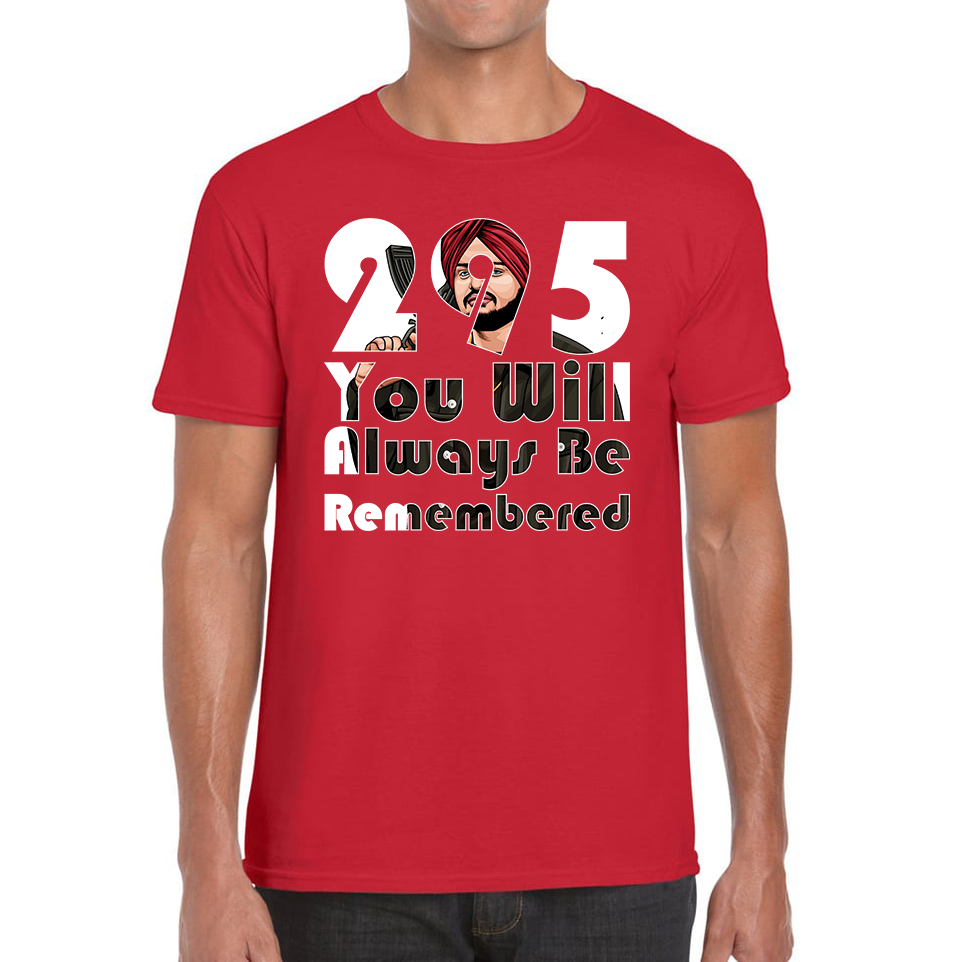 295 Sidhu Moose Wala You Will Always Be Remembered T Shirt