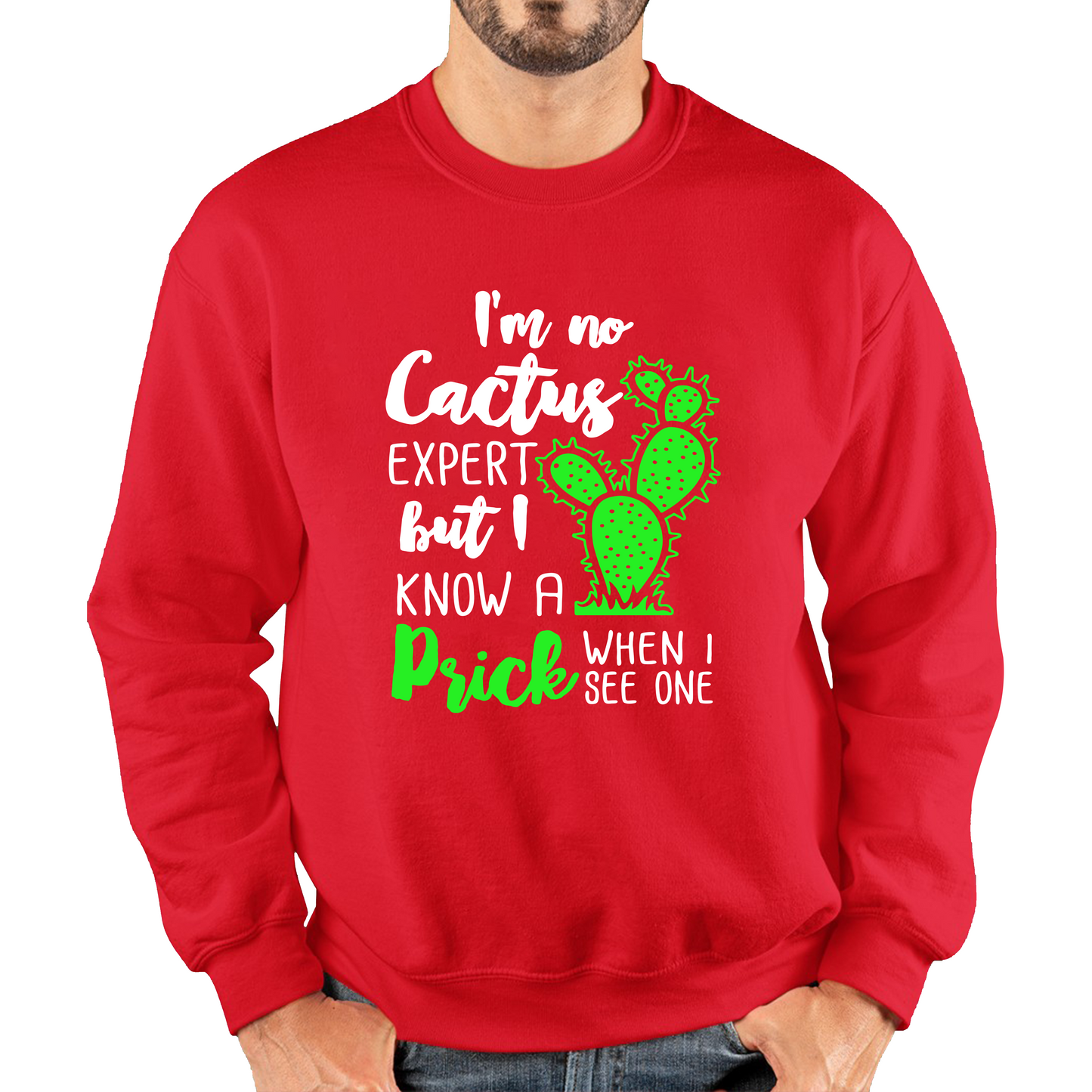 I'm No Cactus Expert But I Know A Prick When I See One Sweatshirt