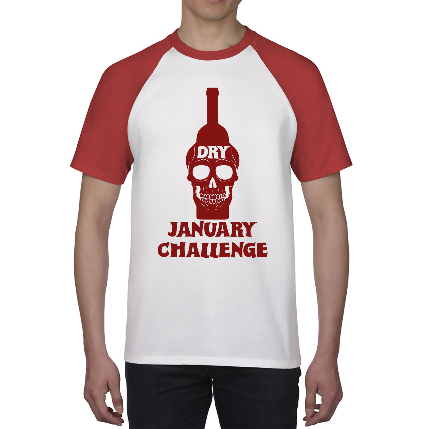 Dry January Alcohol Challenge Baseball Shirt