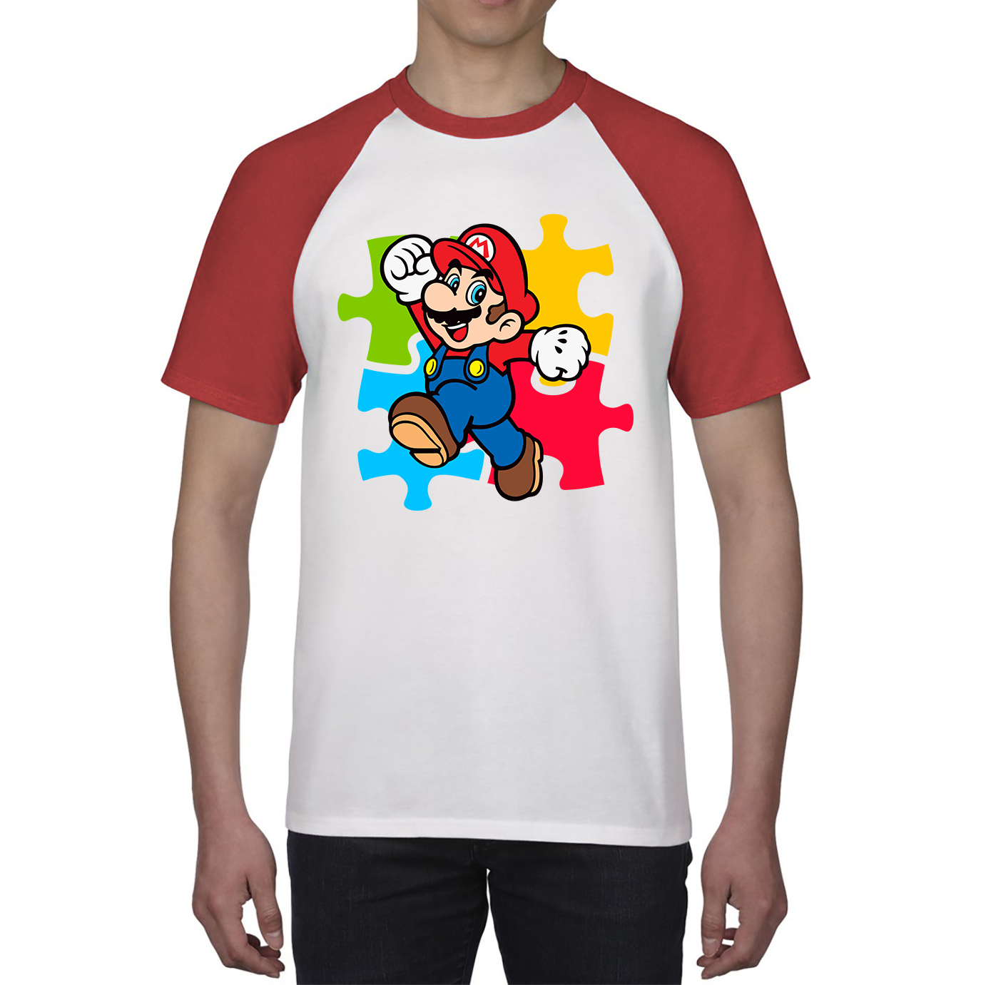 Super Mario Shirt Funny Game Lovers Players Video Game Baseball T Shirt