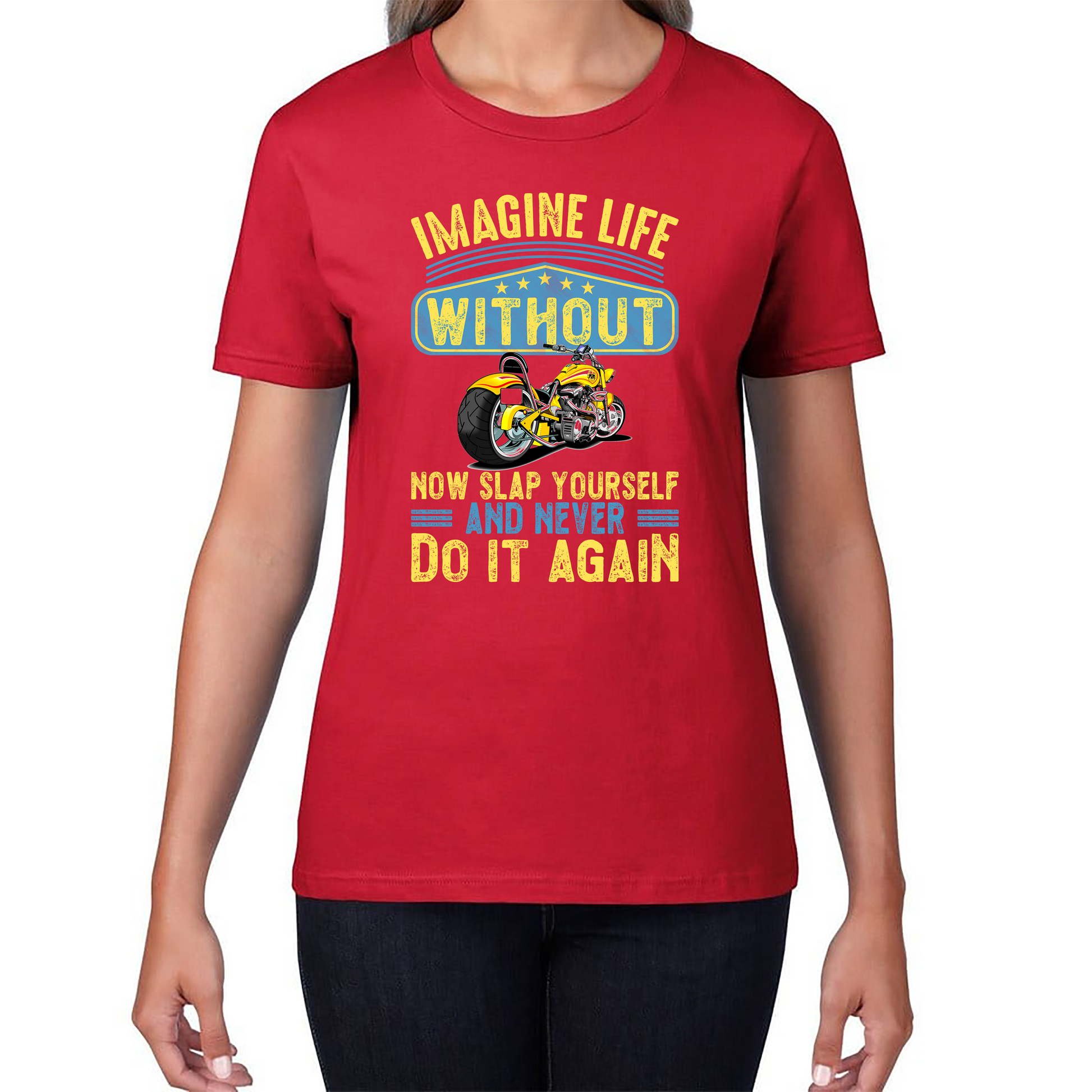 Imagine Life Without Motorbikes T Shirt