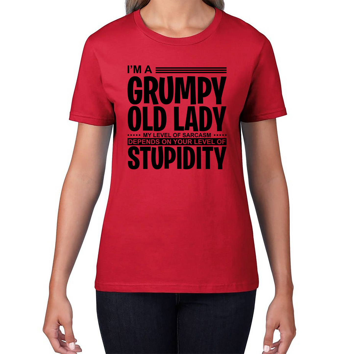I'm A Grumpy Old Man Stupidity Funny T Shirt