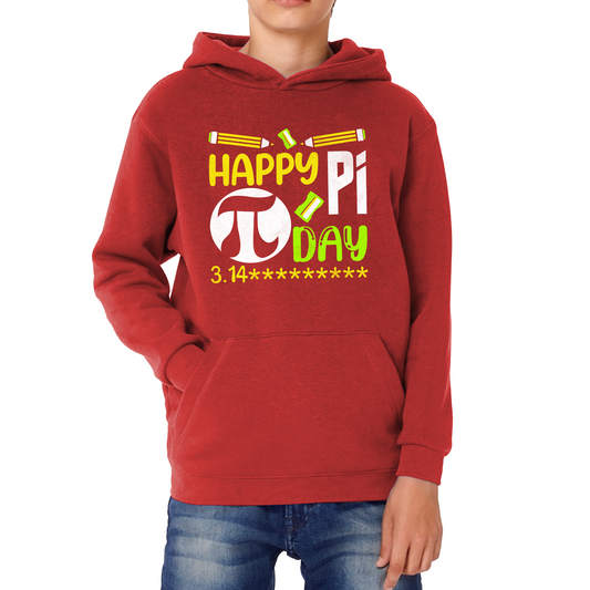 Happy Pi Day Math Pi Symbol Math Lover Numbers Day School Charity Day Mathematics Kids Hoodie