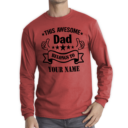 Personalised This Awesome Dad Father's Day T Shirt
