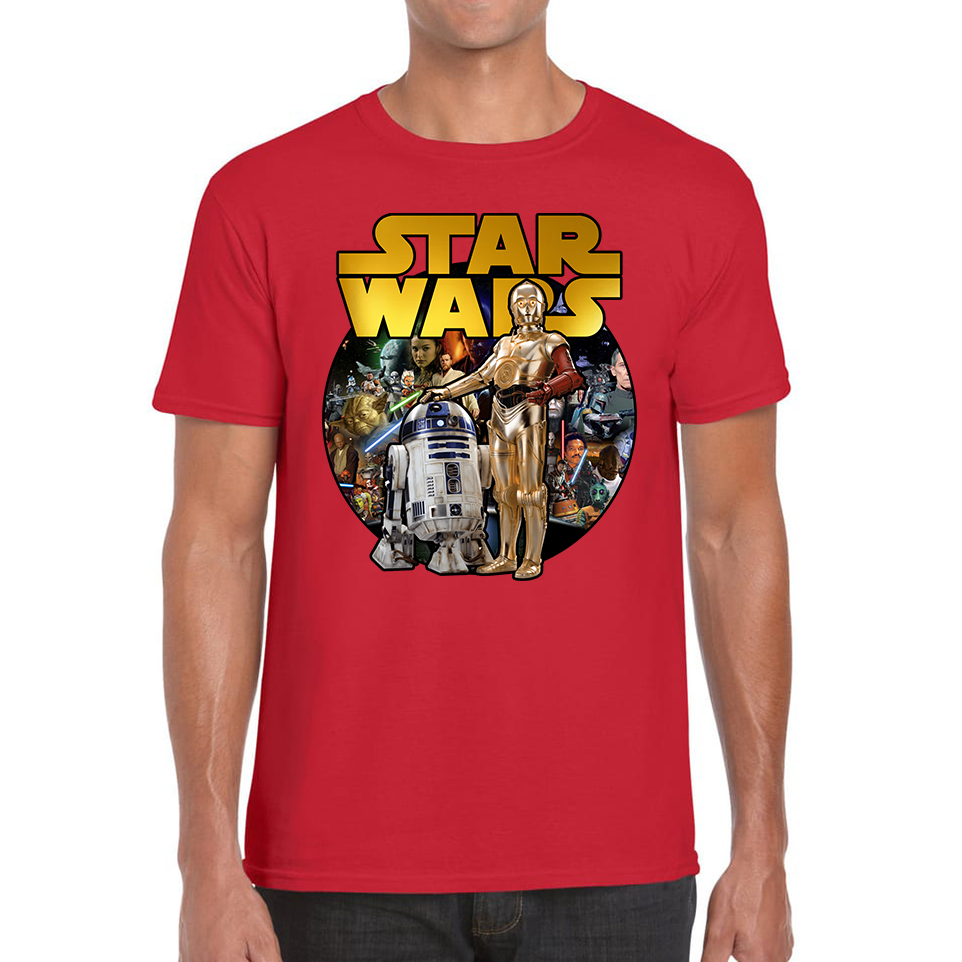 Star Wars These aren't The Droids You're Looking for T-Shirt Funny Star Wars R2D2 C3PO Mens Tee Top