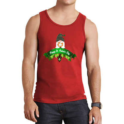 Happy St. Patrick's Day Leprechaun Gnome Irish Gnomes Lucky Gnomes Saint Patricks Day Tank Top