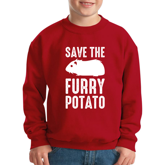 Save The Furry Potato Funny Guinea Pig Sweatshirt