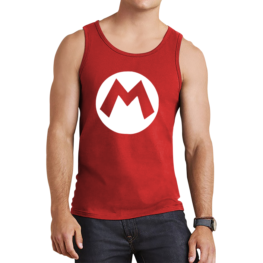 Mario Bros Character Logo Super Mario Mario Mario Bro Toad Retro Gaming Tank Top