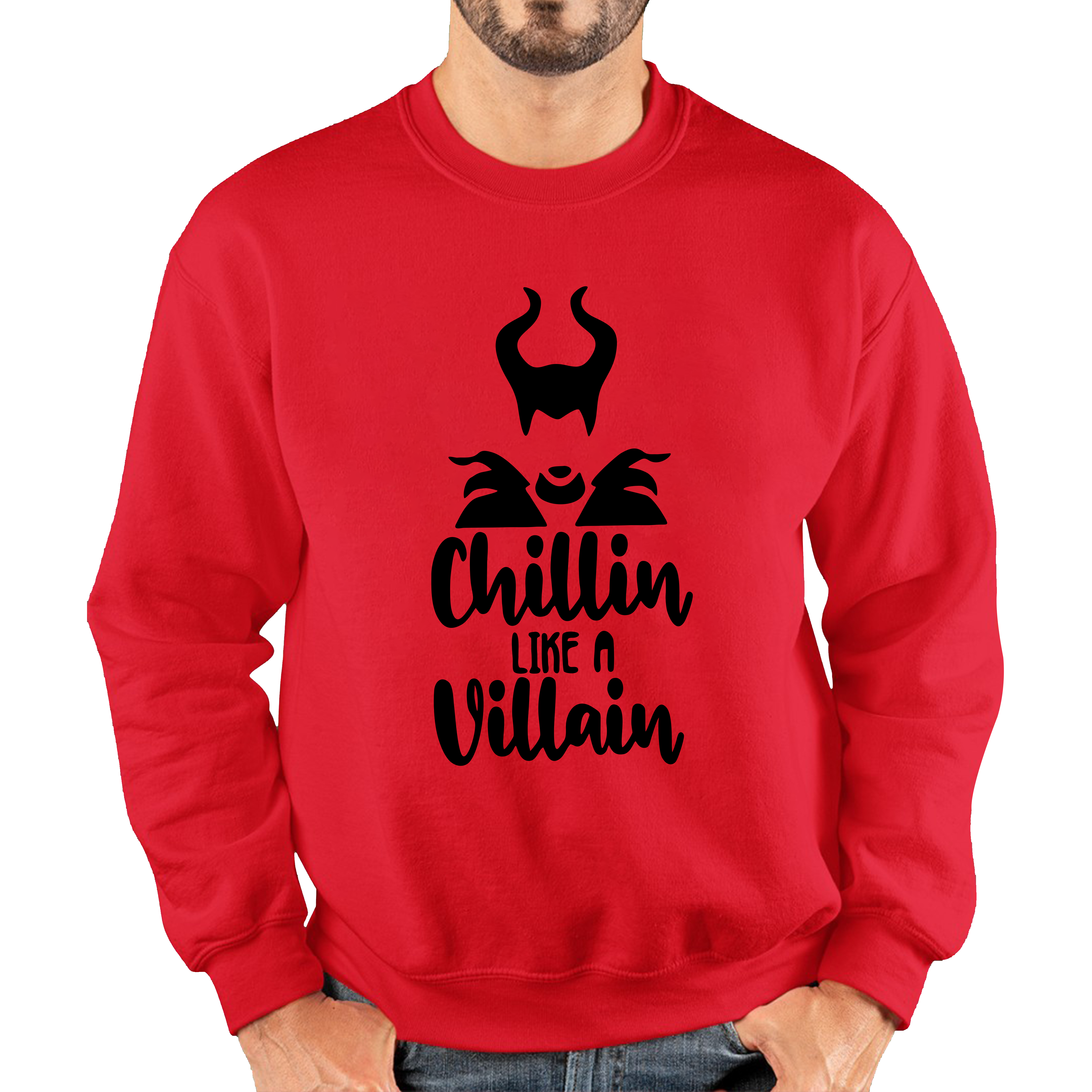Disney Villains Chillin Like A Villain Adult Sweatshirt