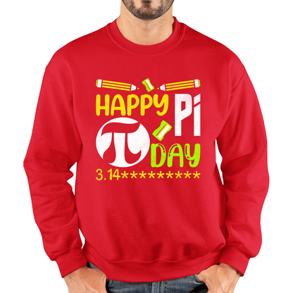 Happy Pi Day Math Pi Symbol Math Lover Numbers Day School Charity Day Mathematics Unisex Sweatshirt