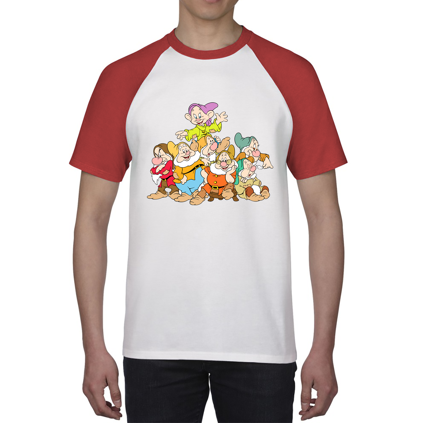 Disney Snow White and The Seven Dwarfs Baseball T Shirt