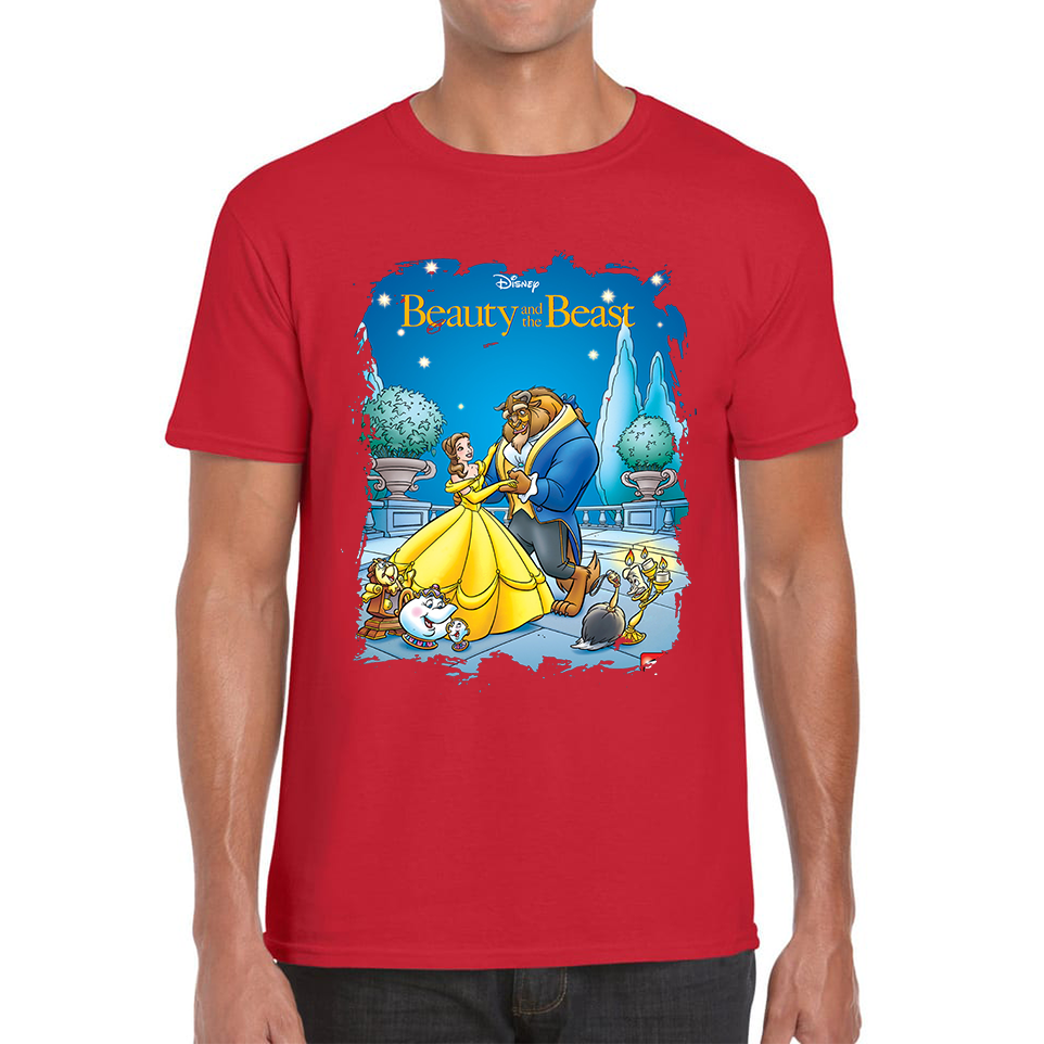 Disney Beauty and the Beast (The Story of the Movie in Comics by Bobbi Jg Weiss) Adult T Shirt