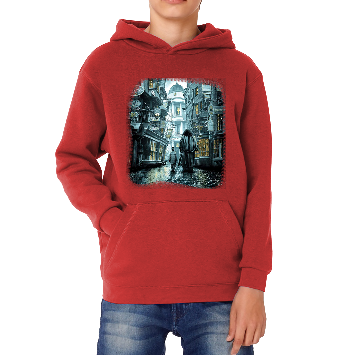 Ape Meets Girl Harry Potter  And The Sorcerers Stone Poster Kids Hoodie