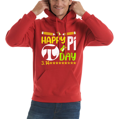 Happy Pi Day Math Pi Symbol Math Lover Numbers Day School Charity Day Mathematics Unisex Hoodie