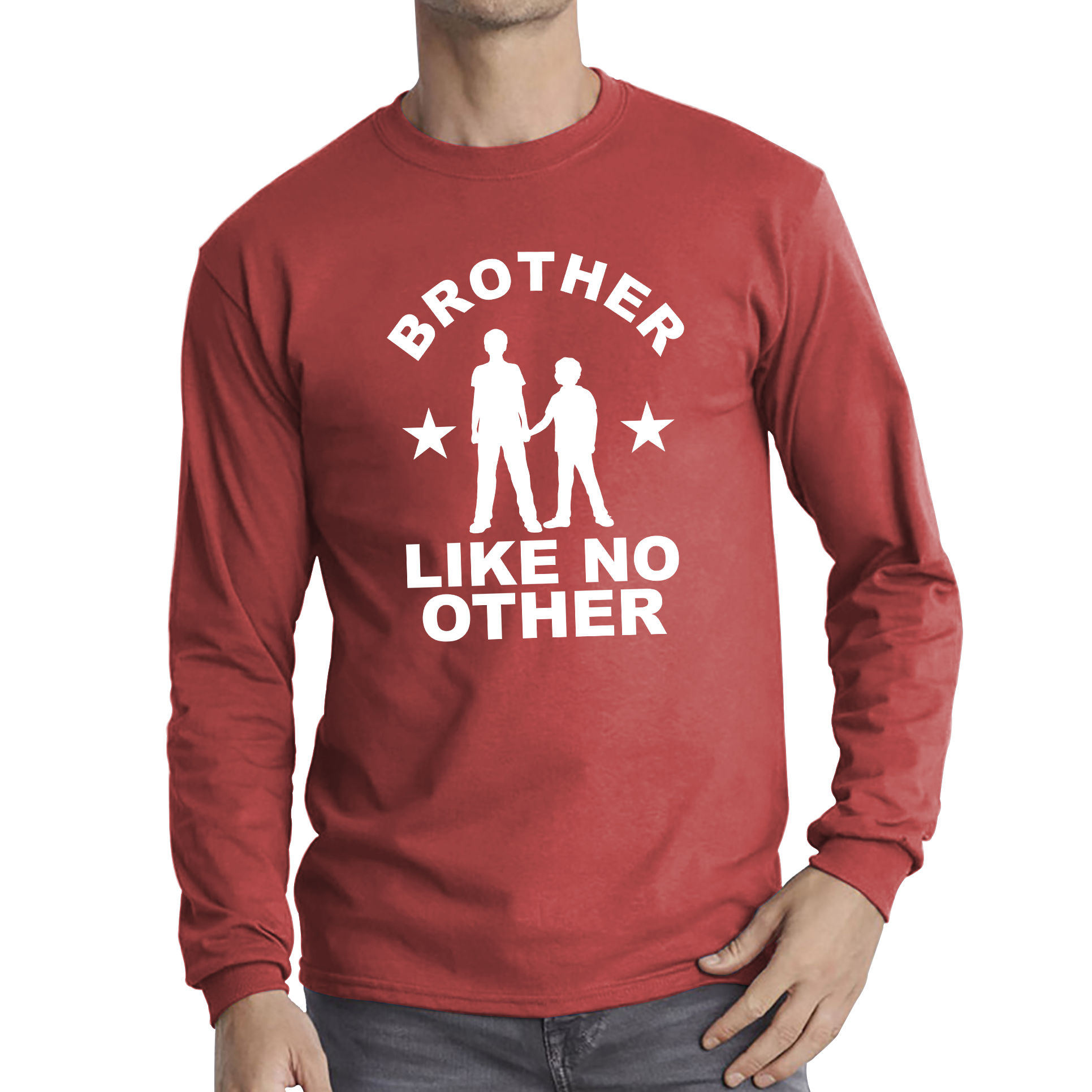 Cute Brother Sibling Brother Like No Other Best Brother Adult Long Sleeve T Shirt