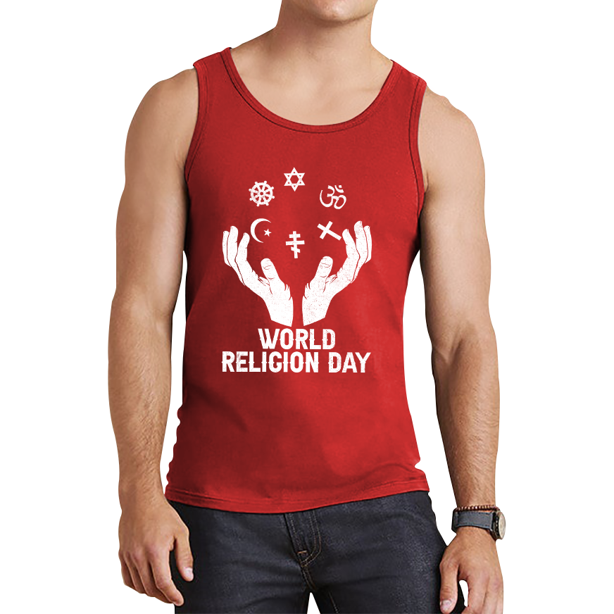 World Religion Day Religious Peace For Everyone Religious Love Religion Day Tank Top