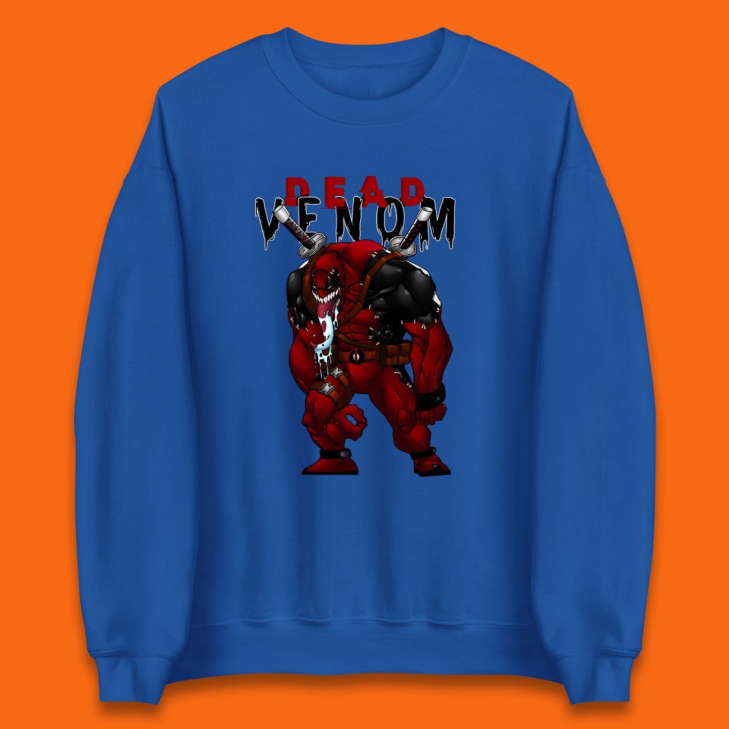 Marvel Contest Of Champions Venompool Marvel Comics Superhero Deadpool Marvel Universe Character Dead Venom Unisex Sweatshirt