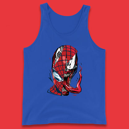 Marvel Spider-Man Maximum Venom Miles Morales Big Face Marvel Avenger Spider-Man & Venom Face Tank Top