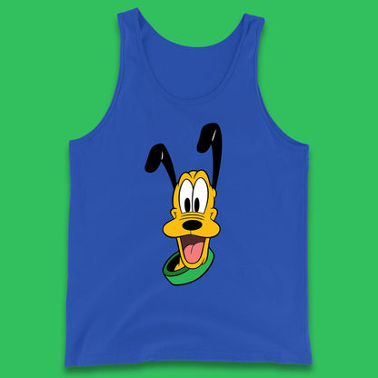 Disney Pluto Mickey Mouse's Pet Dog Cartoon Character Disney World Disneyland Trip Tank Top