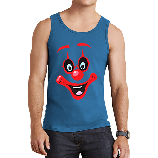 Funny Clown Face Red Nose Day Tank Top