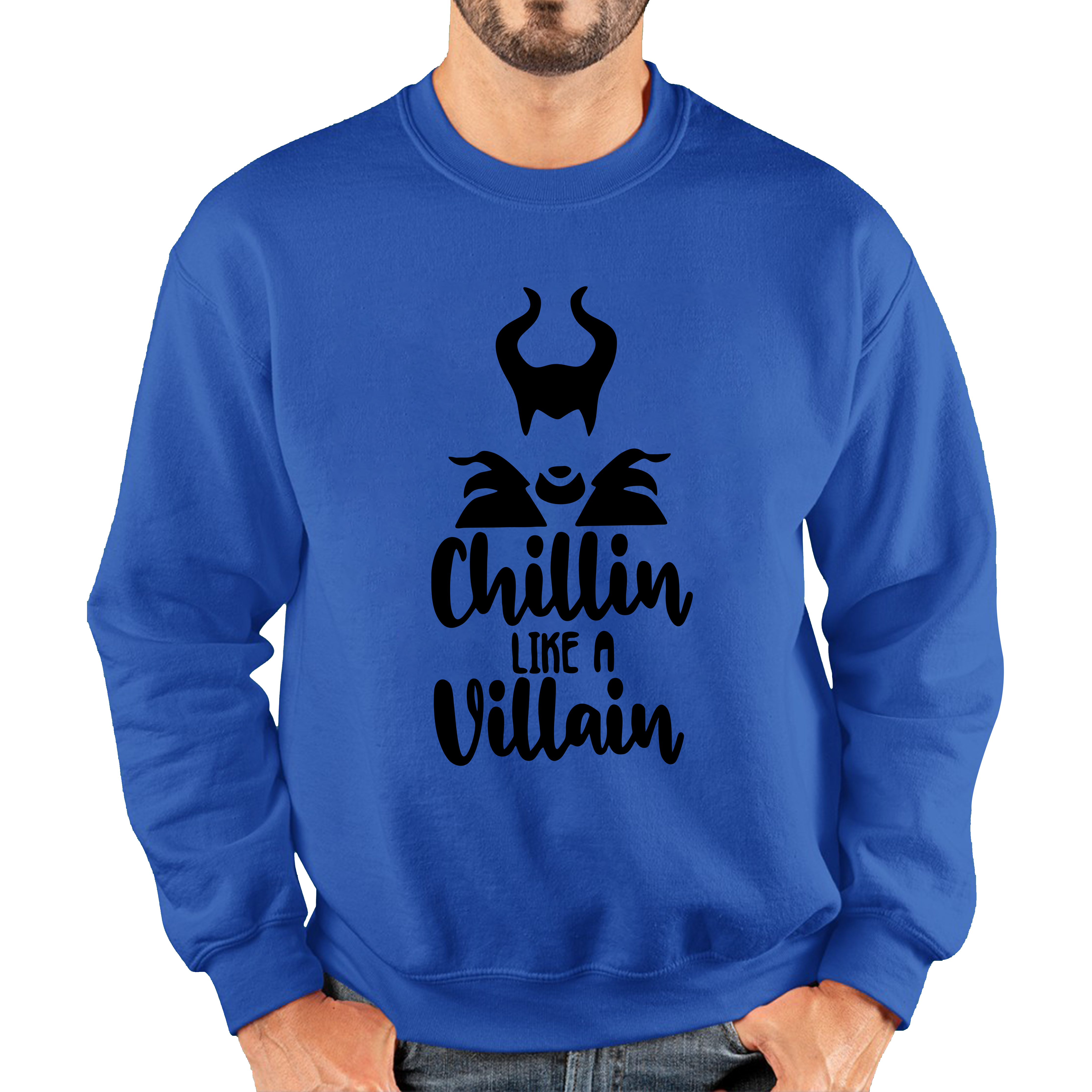 Disney Villains Chillin Like A Villain Adult Sweatshirt