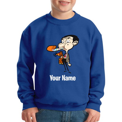 Personalised Mr. Bean Your Custom Name Sweatshirt