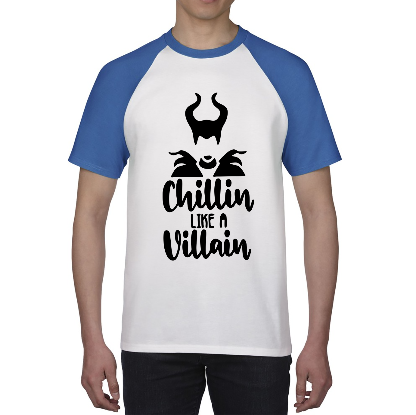 Disney Villains Chillin Like A Villain Baseball T Shirt