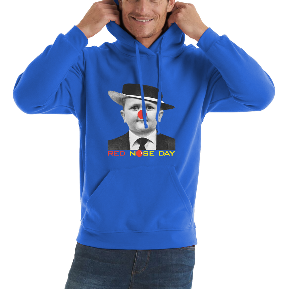 Hasbulla Magomedov MMA Fighter Red Nose Day Adult Hoodie. 50% Goes To Charity
