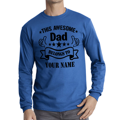 Personalised This Awesome Dad Father's Day T Shirt