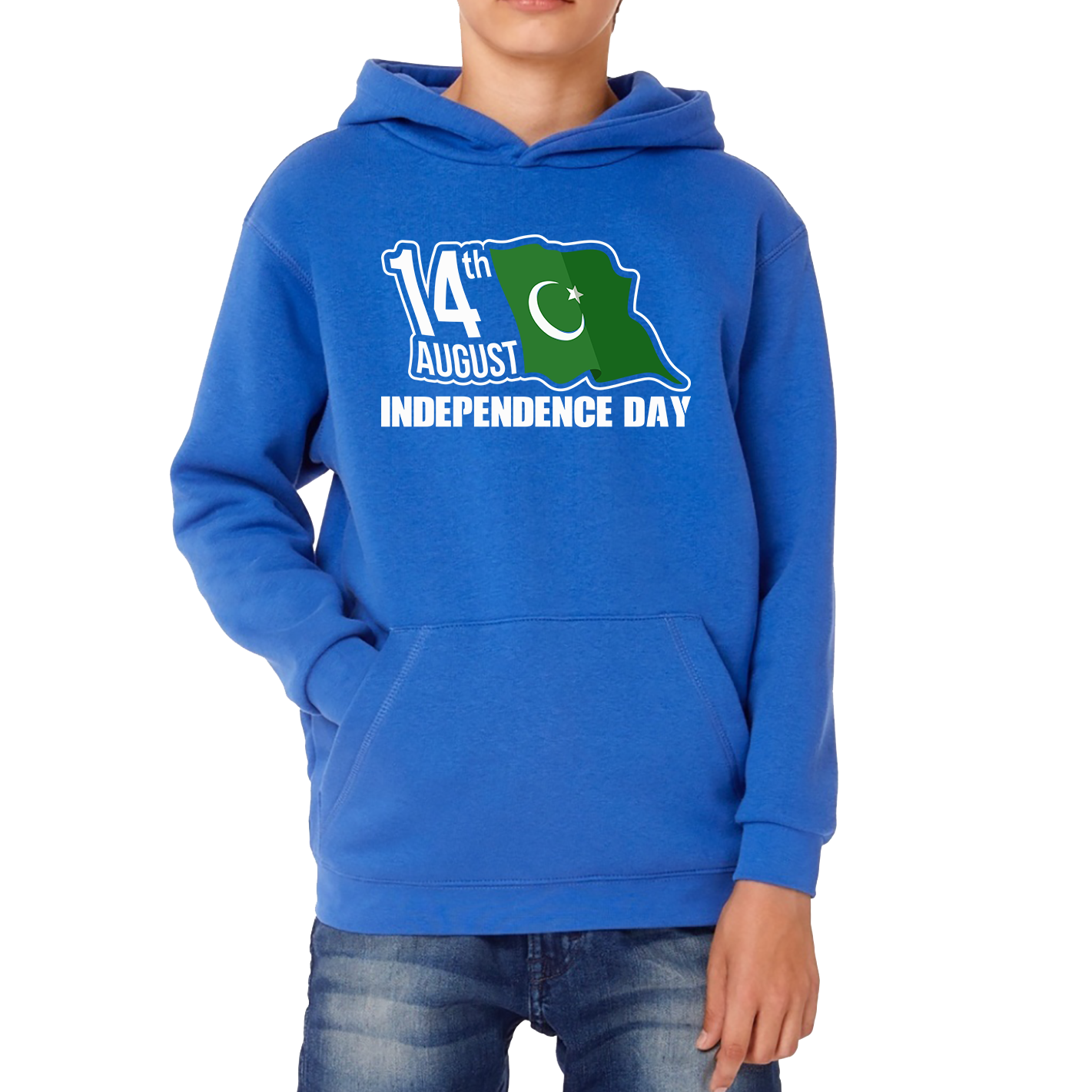  Pakistani Flag Patriotic Kids Hoodie