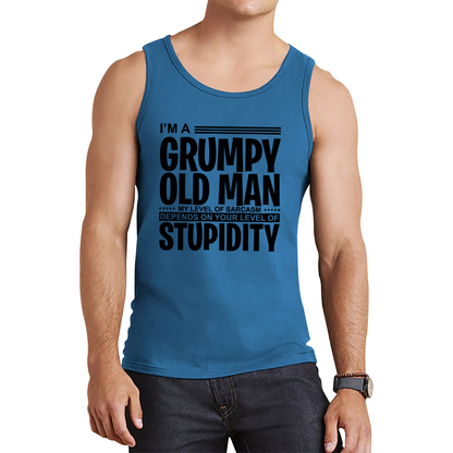 I'm A Grumpy Old Man Stupidity Funny Tank Top