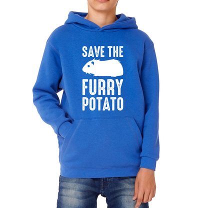 Save The Furry Potato Funny Guinea Pig Hoodie