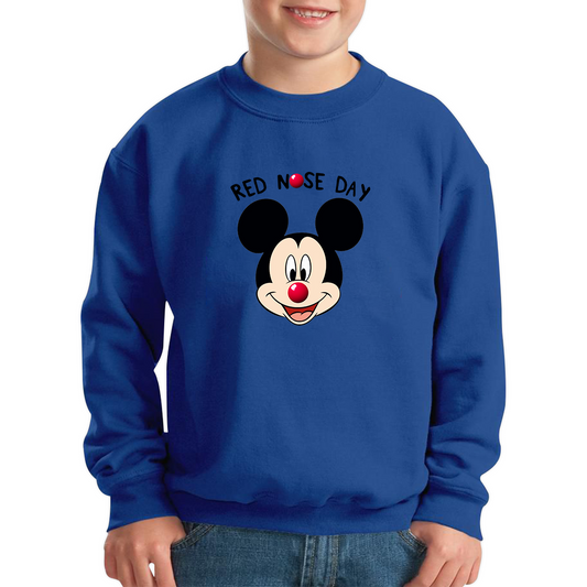 Disney Mickey Mouse Red Nose Day Sweatshirt
