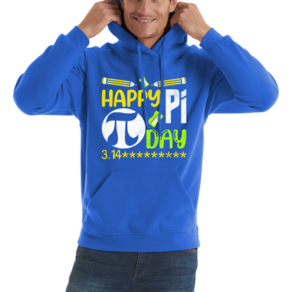 Happy Pi Day Math Pi Symbol Math Lover Numbers Day School Charity Day Mathematics Unisex Hoodie