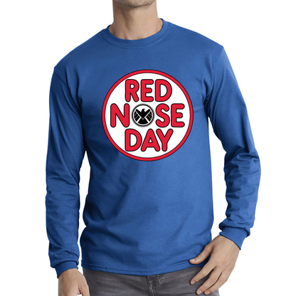 Marvel Shield Red Nose Day T Shirt