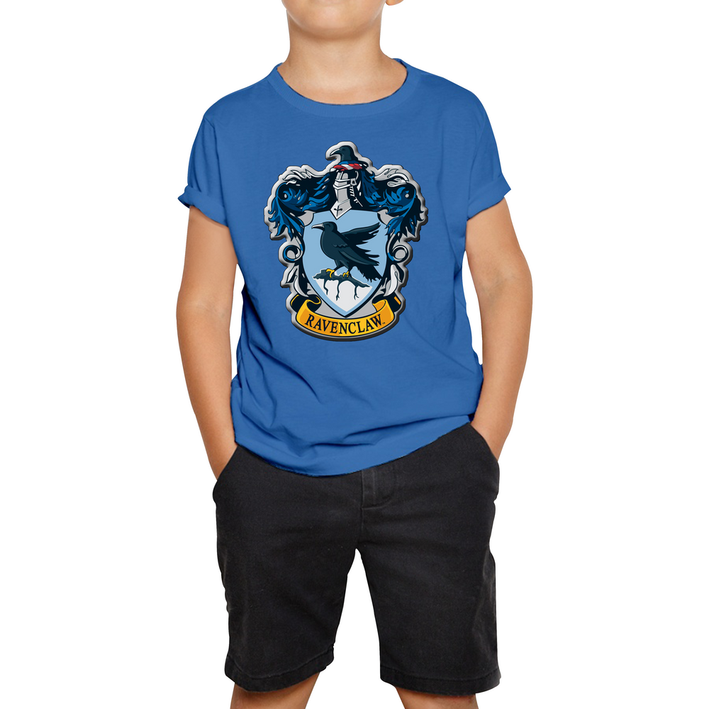 Ravenclaw Logo Harry Potter Hogwarts School Witchcraft Wizardry Kids T Shirt