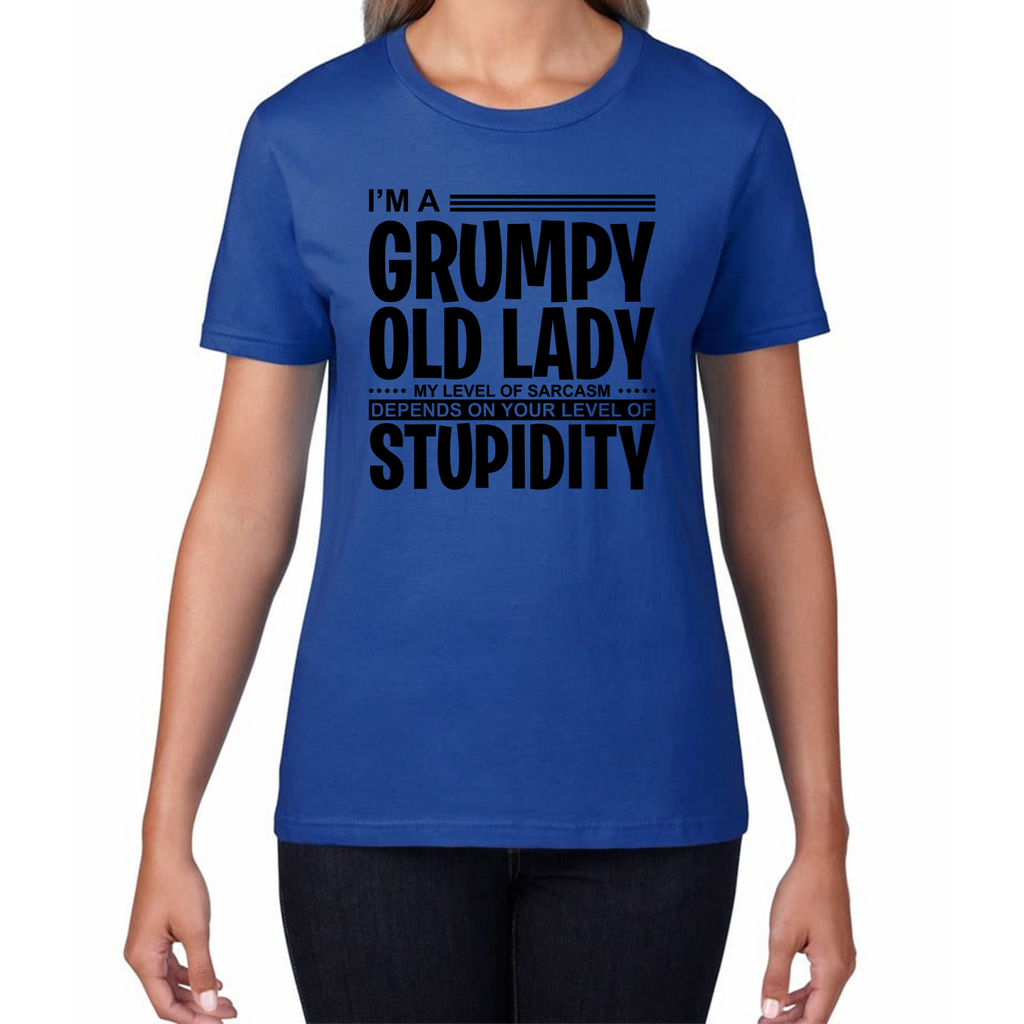I'm A Grumpy Old Man Stupidity Funny T Shirt