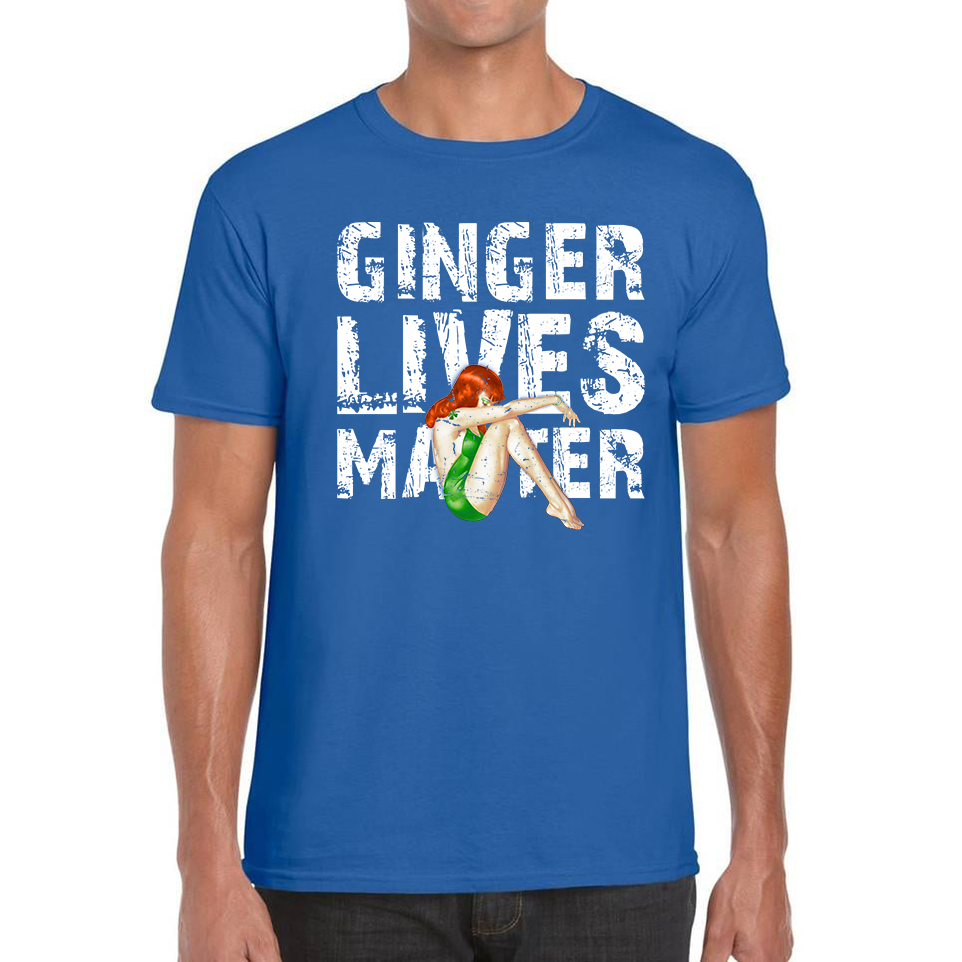 Weed Girl Gingers Lives Matter T-Shirt Cannabis Marijuana Lovers Funny All Lives matter Spoof Mens Tee Top