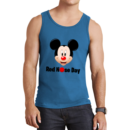 Mickey Mouse Disney Red Nose Day Tank Top