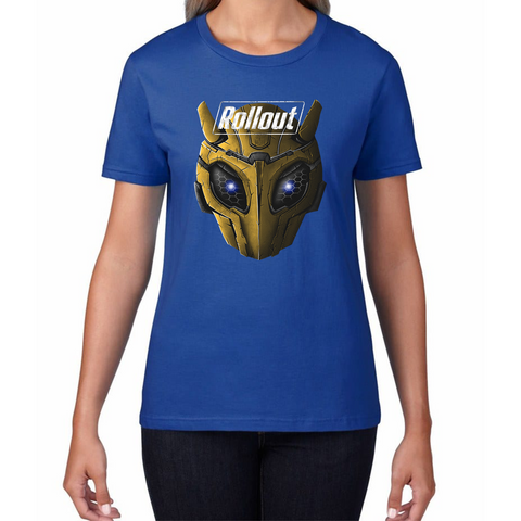 Transformers Bumblebee Roll Out Tee Top Action/Sci-fi Film Series Ladies T Shirt