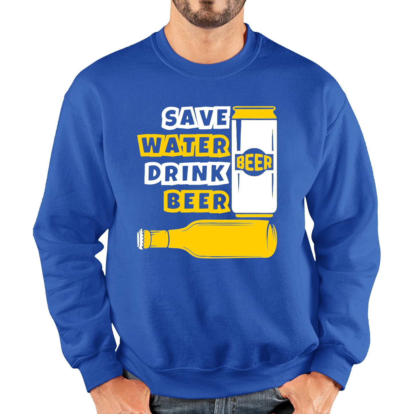 Save Water Drink Beer Funny Sweatshirt