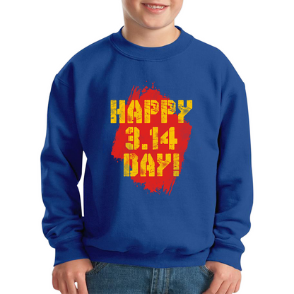 Happy Pi Day Happy 3.14 Day Maths Day World Book Day Math Teacher Mathematics Kids Jumper
