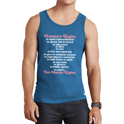 Women's Rights Are Human Rights Feminist Equality Feminism Girl Power Fundamental Rights Tank Top
