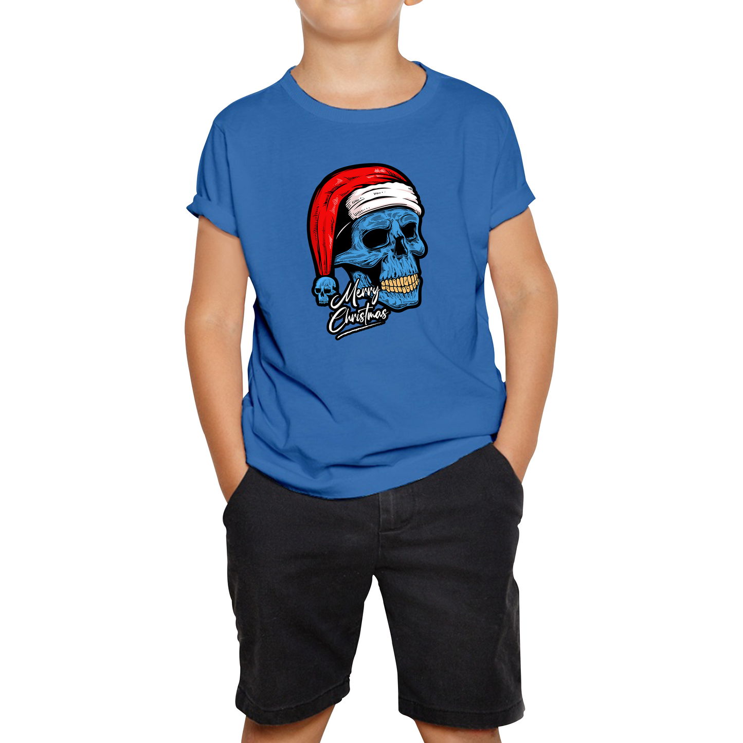santa skull t shirt