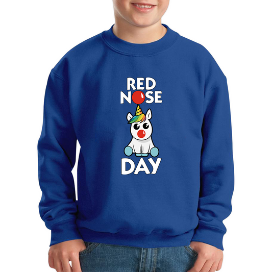 Red Nose Day Baby Unicorn Sweatshirt