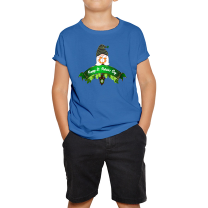 Happy St. Patrick's Day Leprechaun Gnome Irish Gnomes Lucky Gnomes Saint Patricks Day Kids Tee