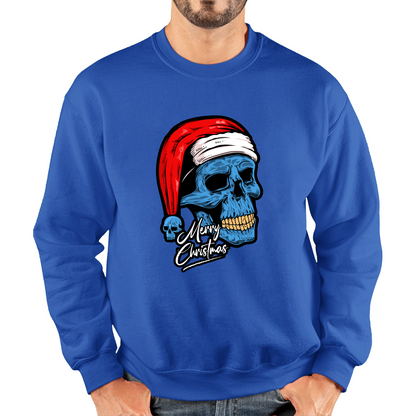 santa skull sweatshirt