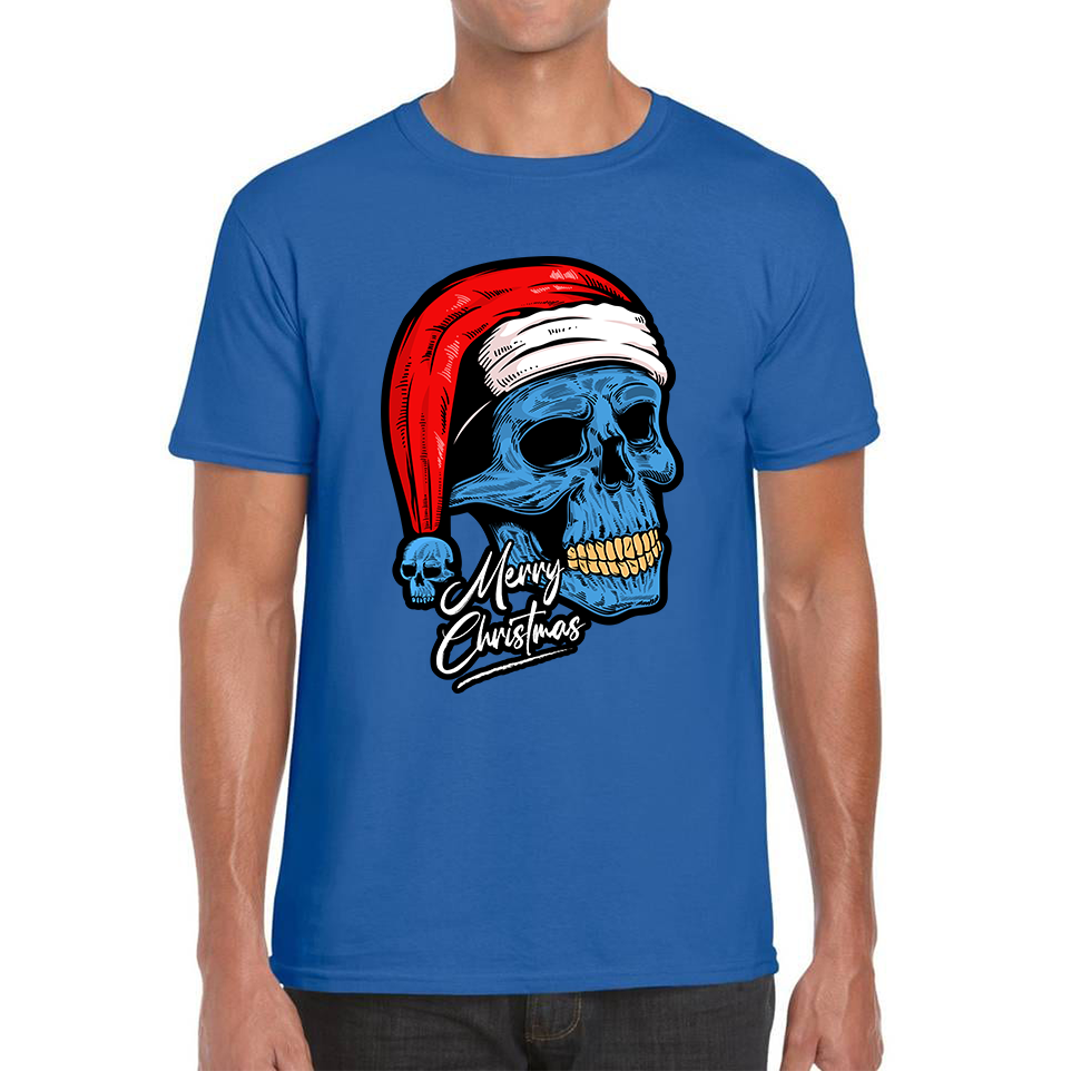 santa skull t shirt