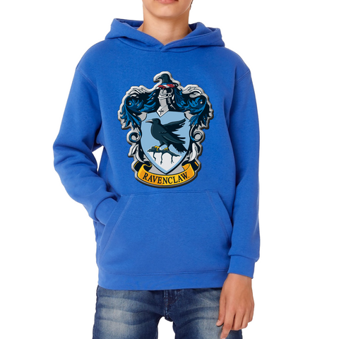 Ravenclaw Logo Harry Potter Hogwarts School Witchcraft Wizardry Kids Hoodie
